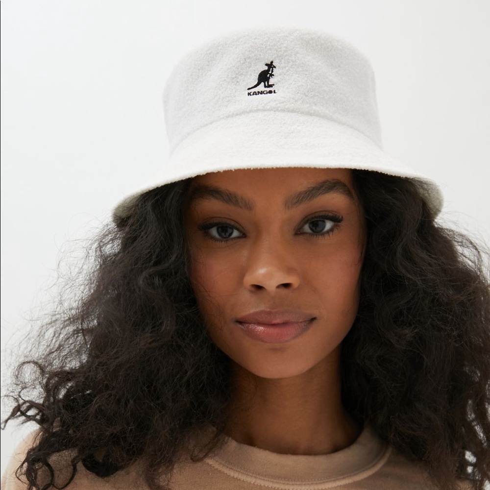 Kangol Bermuda bucket hat white